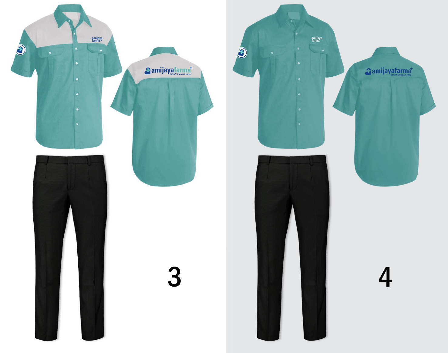 jasa branding apotek visplans seragam